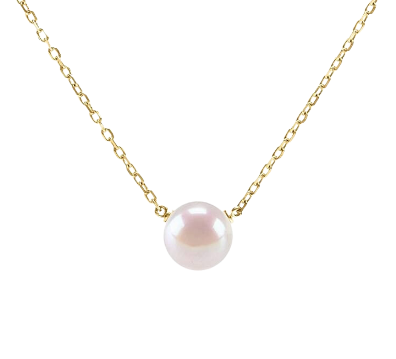 Vermeil  Freshwater Cultured Pearl Necklace Pendant