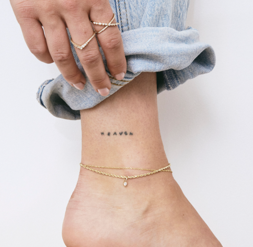 Vermeil Shimmer Twist Chain Anklet